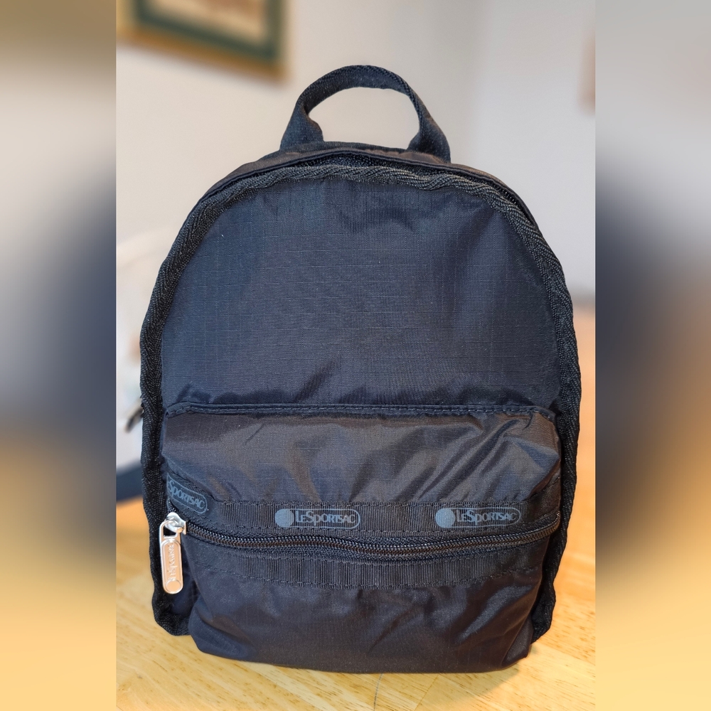 LeSportsac Mini Route Black Backpack